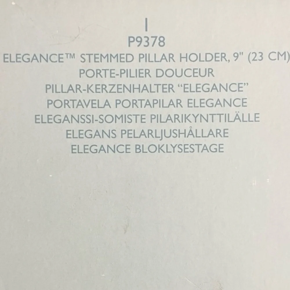 PARTYLITE ELEGANCE STEMMED PILLAR HOLDERS 6” & 9” SET NEW In Box Retired - Picture 6 of 8